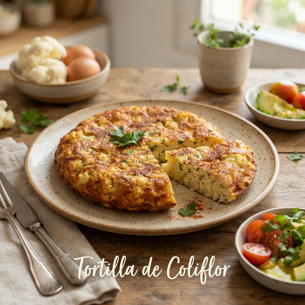 tortilla de coliflor